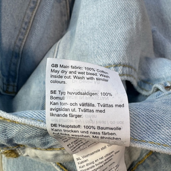 Dr. Denim Echo Superlight Blue Ripped Jeans Size 30x30 NWT Revolve - Picture 6 of 7